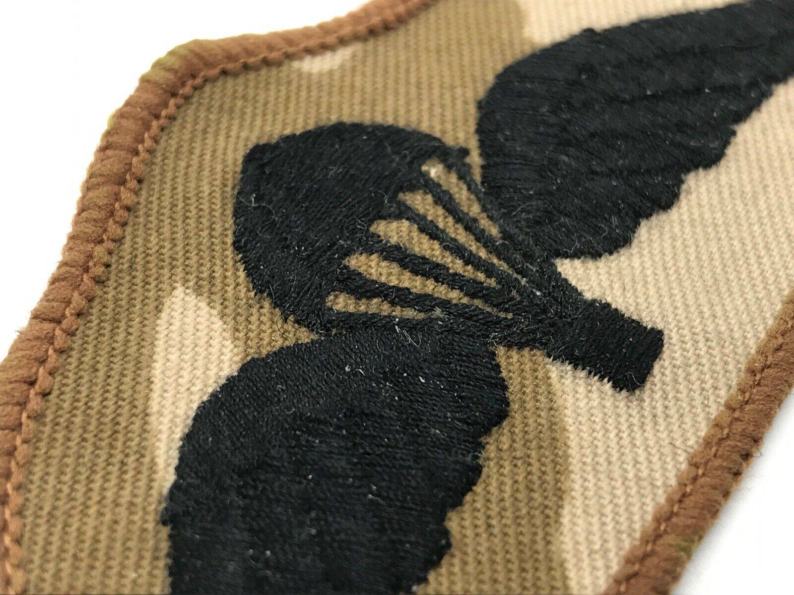 A desert camo British Army RAF paratroopers jump qualification badge - The Militaria Shop