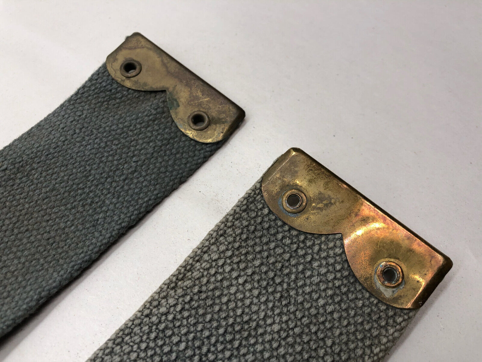 Original WW2 British Royal Air Force Blue 37 Pattern L Strap Set - The Militaria Shop