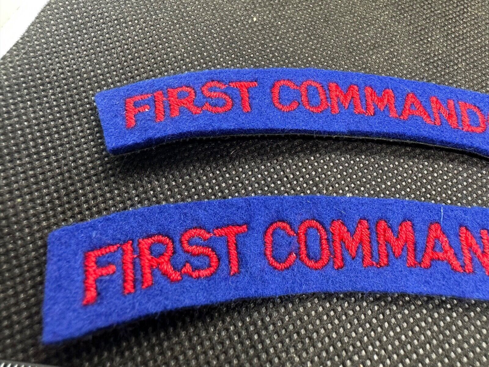 First Commando Brigade British Army Shoulder Titles - Nice Reproduction - The Militaria Shop