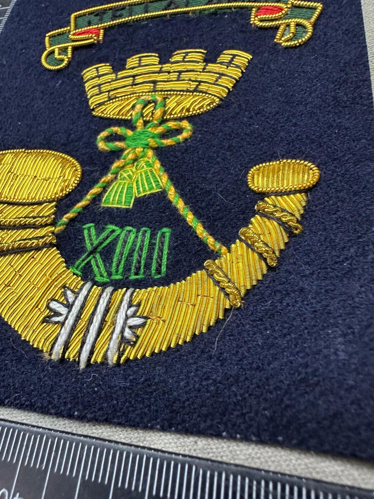 British Army Bullion Embroidered Blazer Badge - Somerset Light Infantry - The Militaria Shop