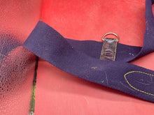 Load image into Gallery viewer, WW2 British Army Hussars Blue Canvas and Leather Belt with Fittings - The Militaria Shop
