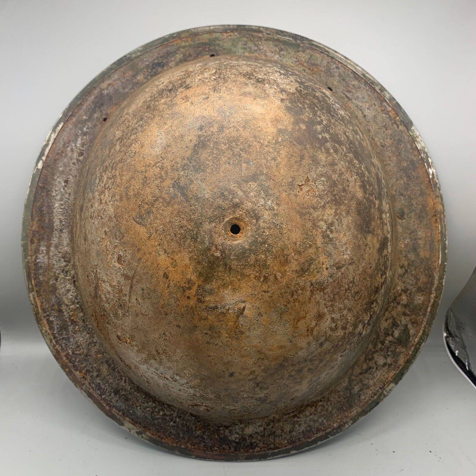 Original WW2 South African Army Mk2 Brodie Helmet - British Style Combat Helmet - The Militaria Shop