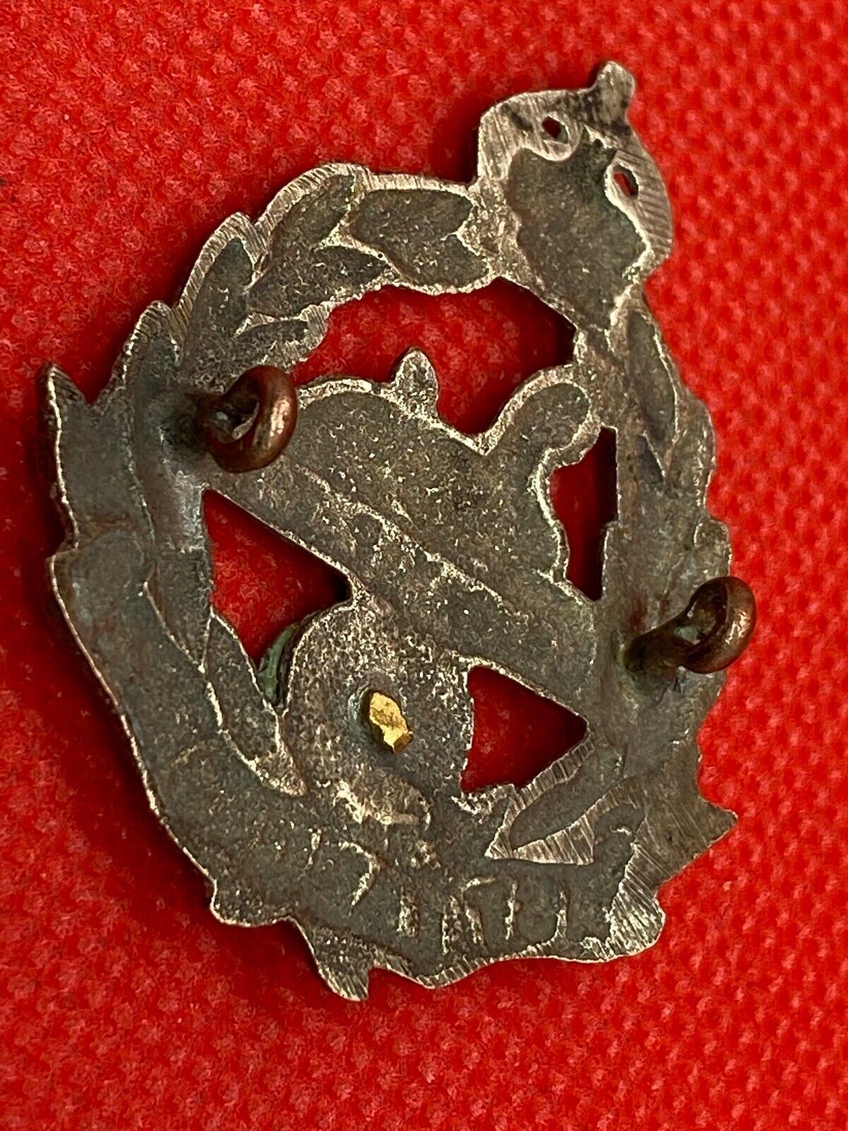 British Army Original EAST LANCASHIRE Regiment Theatre Made Cast Badge - VOIDED - The Militaria Shop