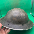 Original WW2 South African Army Mk2 Brodie Helmet - British Style Combat Helmet - The Militaria Shop