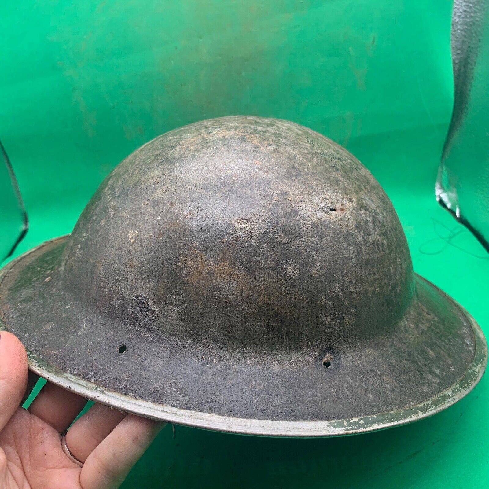 Original WW2 South African Army Mk2 Brodie Helmet - British Style Combat Helmet - The Militaria Shop