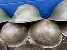 Original WW2 Canadian / British Army Mk3 Turtle Helmet - High Rivet - The Militaria Shop