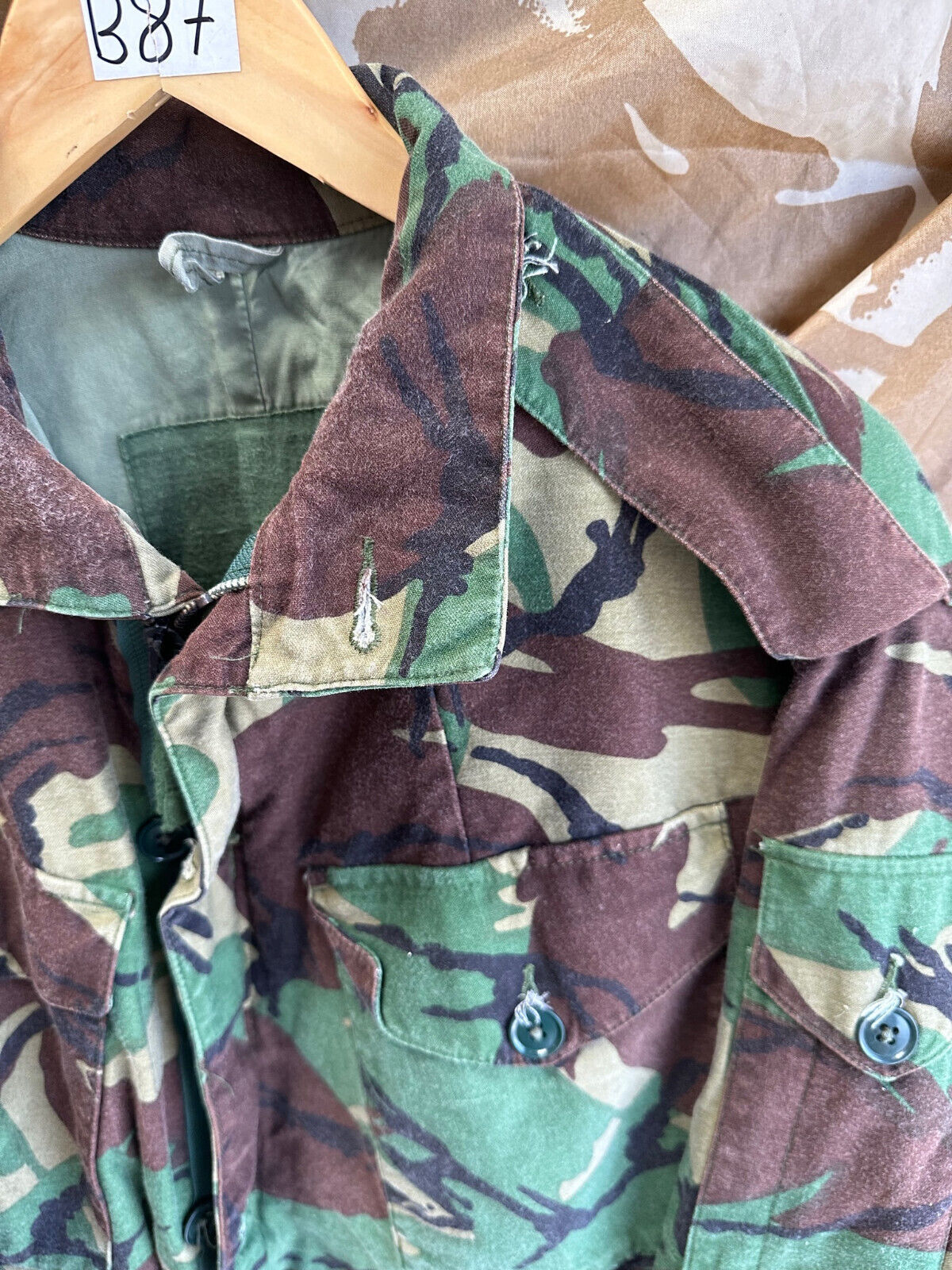Genuine British Army 1968 Pattern DPM Combat Smock - Size 4 - 38" Chest - The Militaria Shop