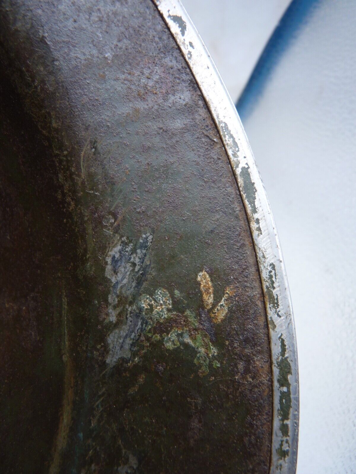 Original WW2 British Style South African Mk2 Army Combat Helmet - The Militaria Shop