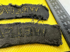 Original WW2 British Home Front Civil Defence Welfare Shoulder Titles - The Militaria Shop