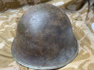 WW2 Mk3 High Rivet Turtle - British / Canadian Army Helmet - Good Original - The Militaria Shop