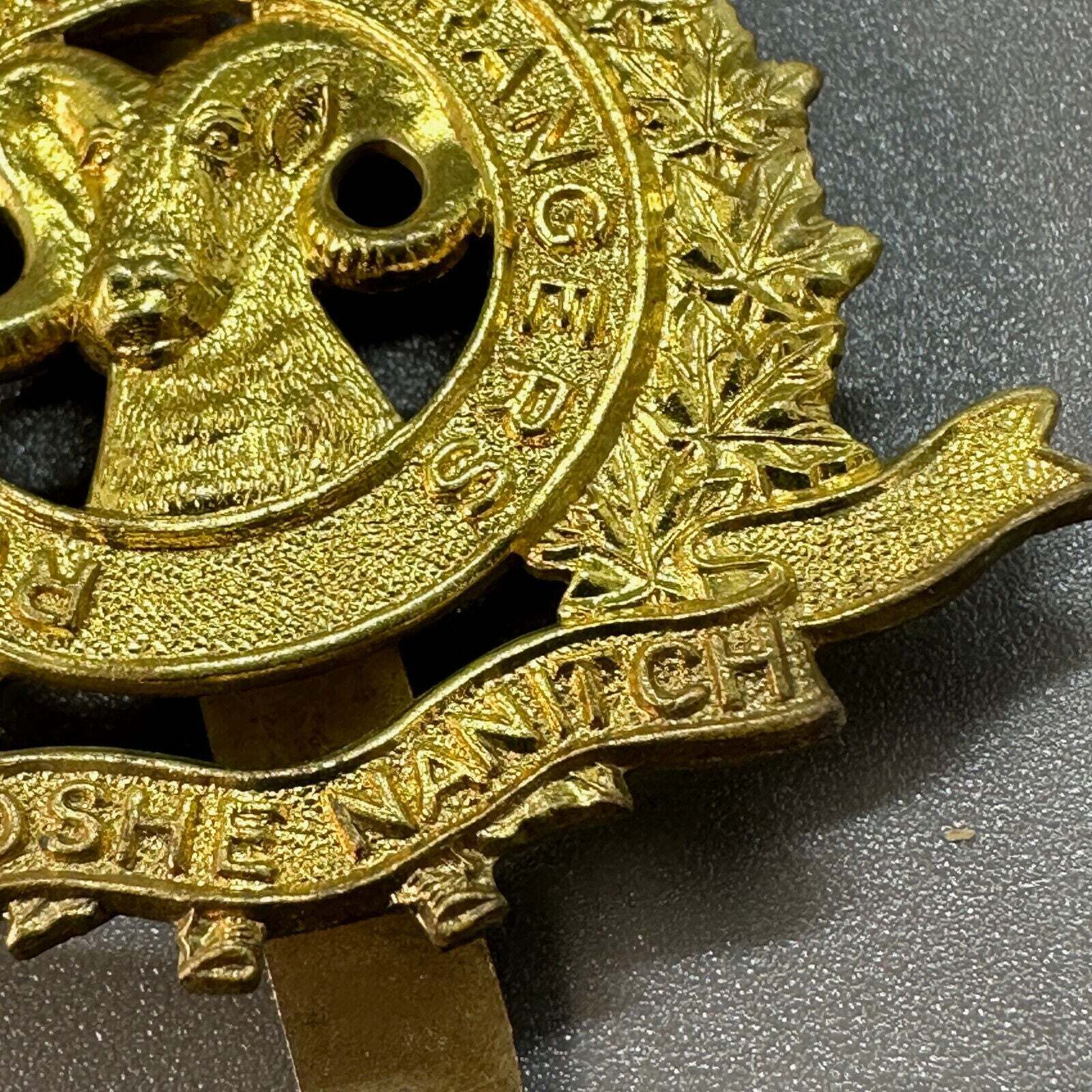 Rocky Mountain Rangers - Kloshe Nanitch - Genuine Canadian Army Cap Badge - The Militaria Shop