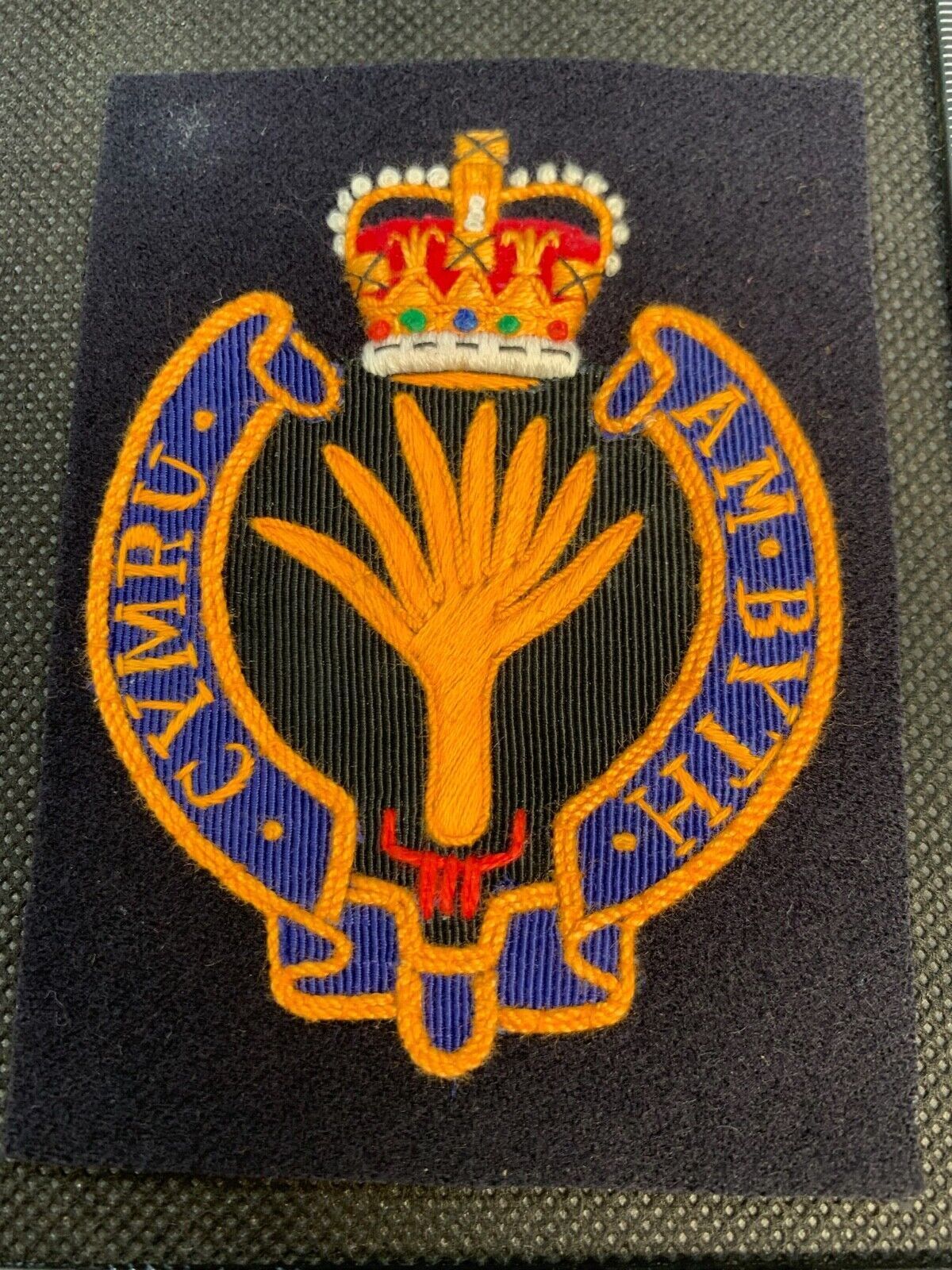 British Army Welsh Guards Regiment Embroidered Blazer Badge - The Militaria Shop