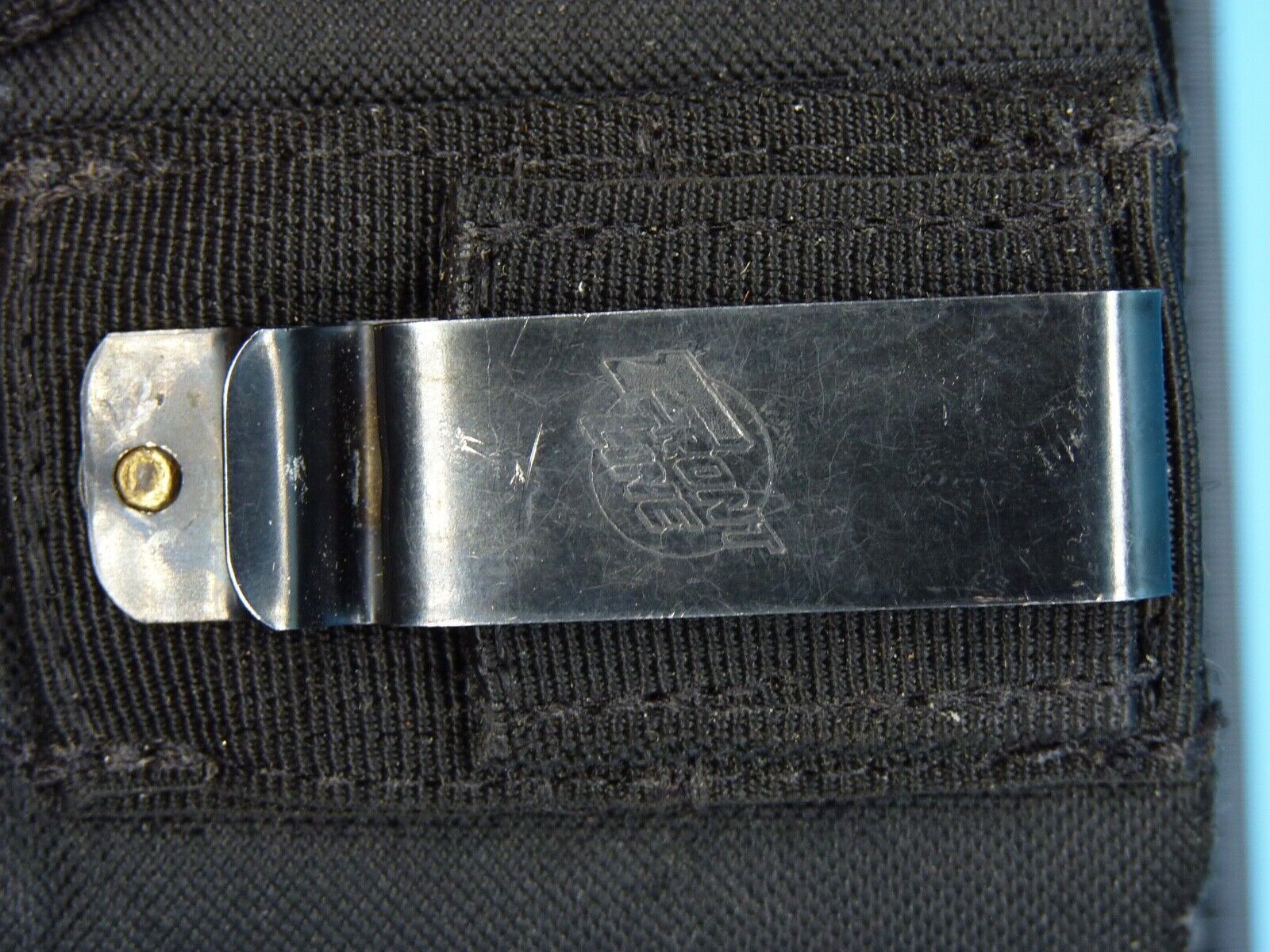 Black Fabric Tactical Belt Mounted Pistol Holster - Front Line - The Militaria Shop