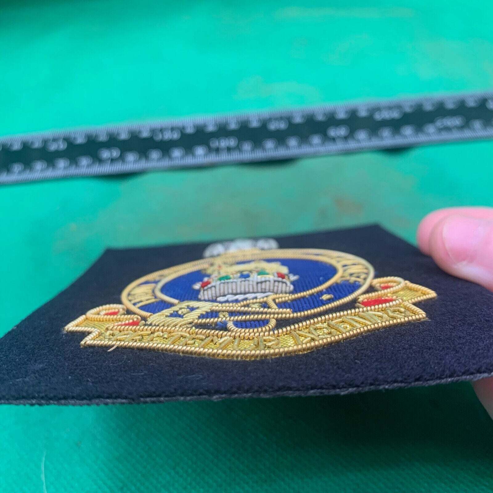 British Army Bullion Embroidered Blazer Badge - 1st Dragoon Blues & Royals - The Militaria Shop