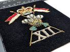 British Army Bullion Embroidered Blazer Badge - 12th Lancers - The Militaria Shop