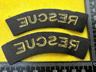 Original WW2 British Home Front Civil Defence Rescue Shoulder Titles - The Militaria Shop