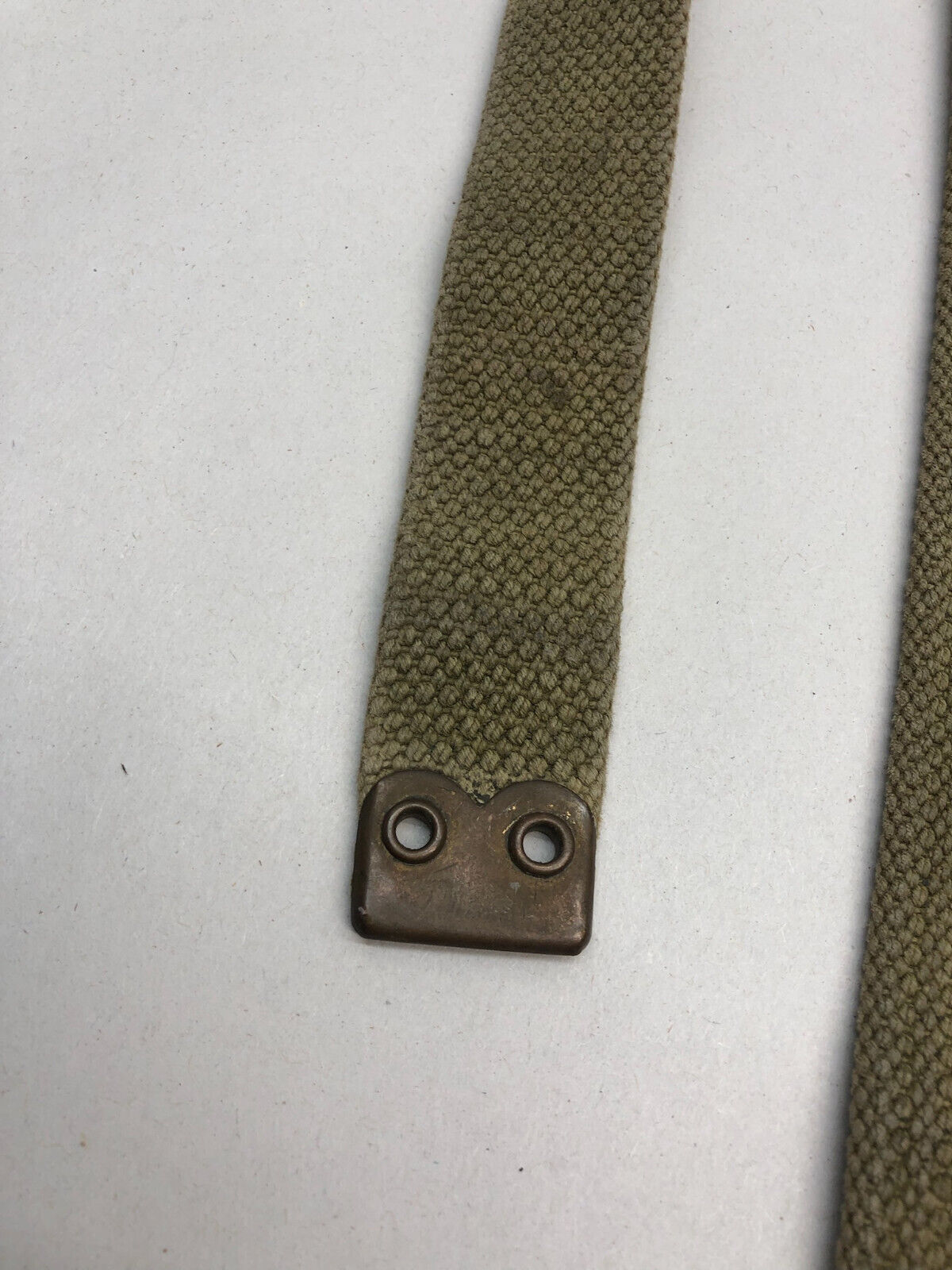 Original WW2 British Army 37 Pattern L Straps Pair - Wartime Dated - The Militaria Shop