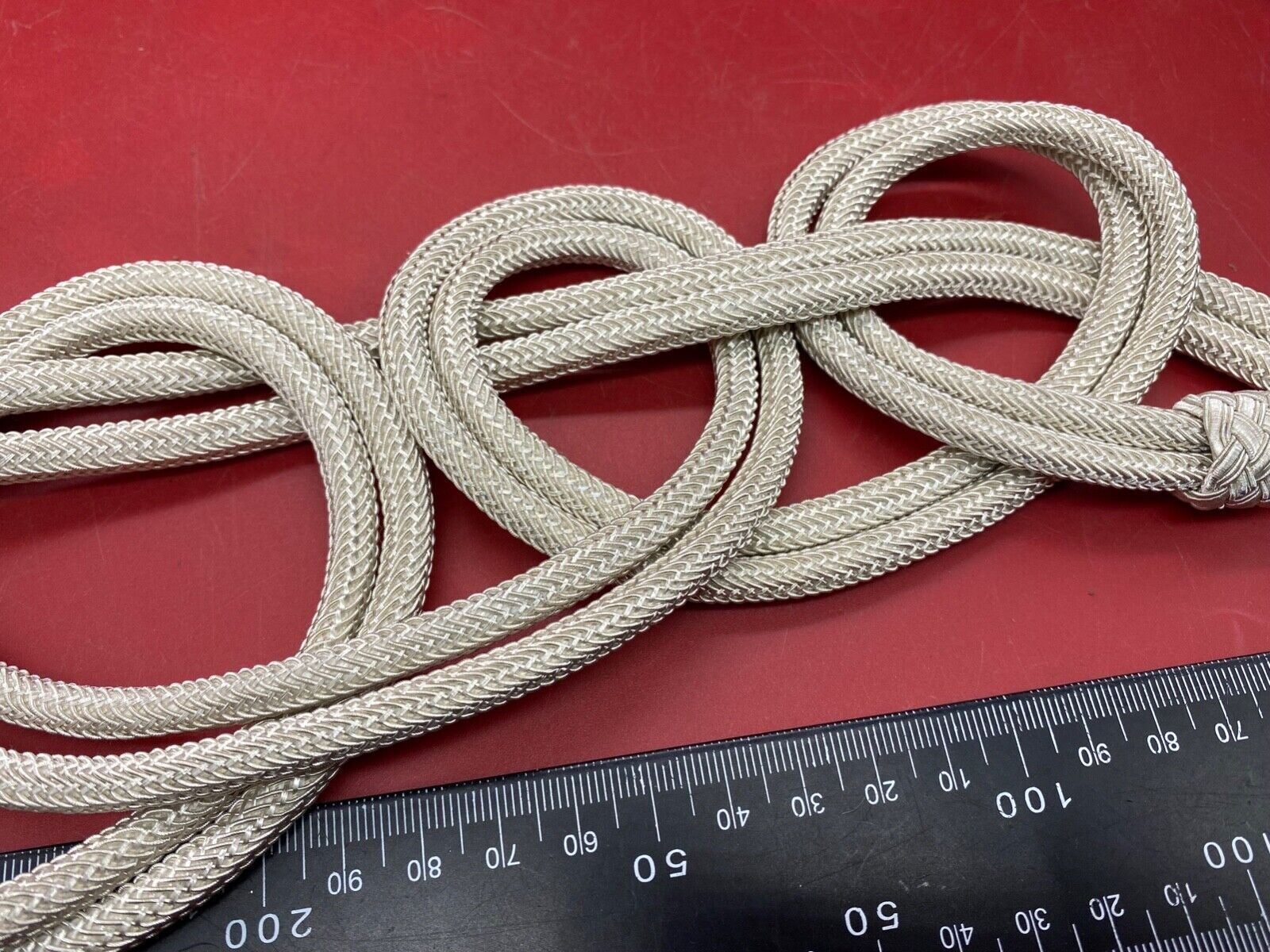 German Army Officer's Silver Braid Lanyard / Aguillette. - The Militaria Shop