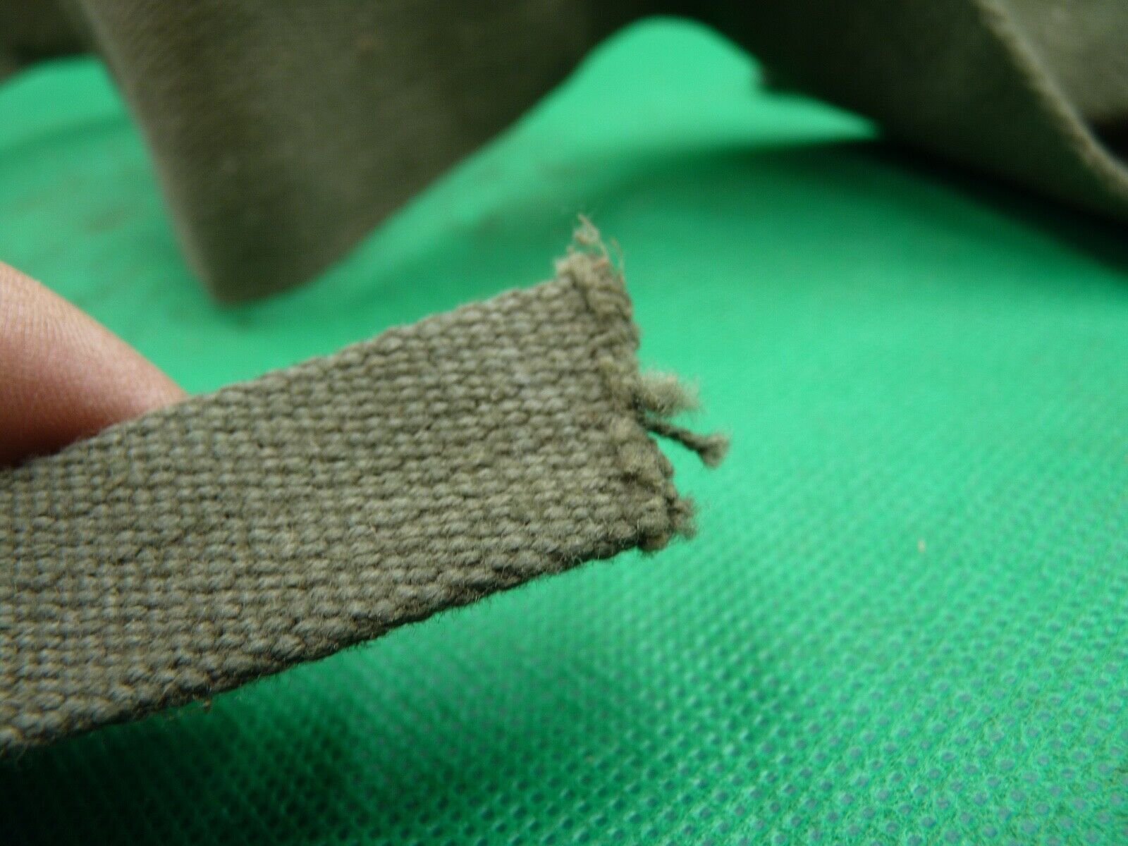 Original WW2 British Army 44 Pattern Equipment Strap - 1945 Dated - The Militaria Shop