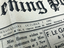 Load image into Gallery viewer, Original WW2 British Newspaper Channel Islands Occupation Jersey - October 1942 - The Militaria Shop
