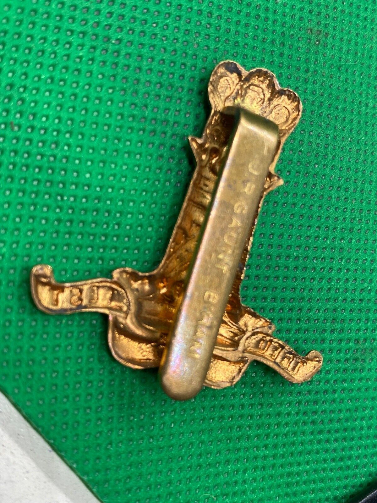 British Army - 11th Hussars Regiment Cap Badge. Maker Marked on the Slider - The Militaria Shop