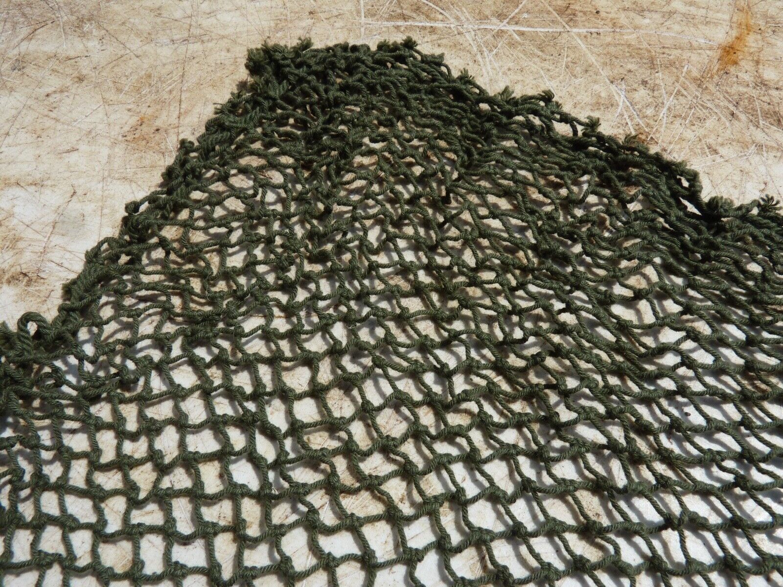 Original WW2 British Army Combat Helmet Net - Fits Mk2, Mk3 or US M1 Helmet - The Militaria Shop