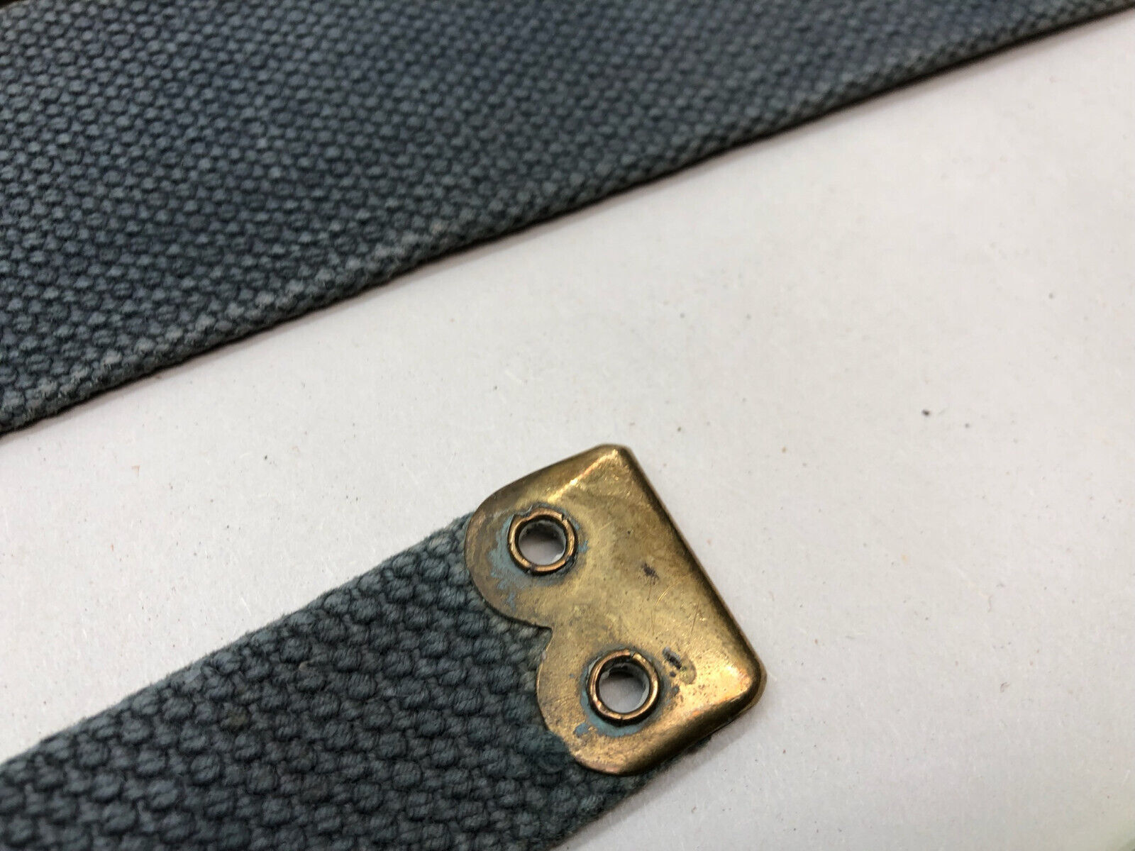 Original WW2 British Royal Air Force Blue 37 Pattern L Strap Set - The Militaria Shop