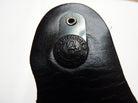 Black Leather Pistol Holster Belt Mounted - De Santis - 001-B3 - The Militaria Shop