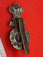Original British Army Yorkshire Hussars Cap Badge with Rear Slider - The Militaria Shop