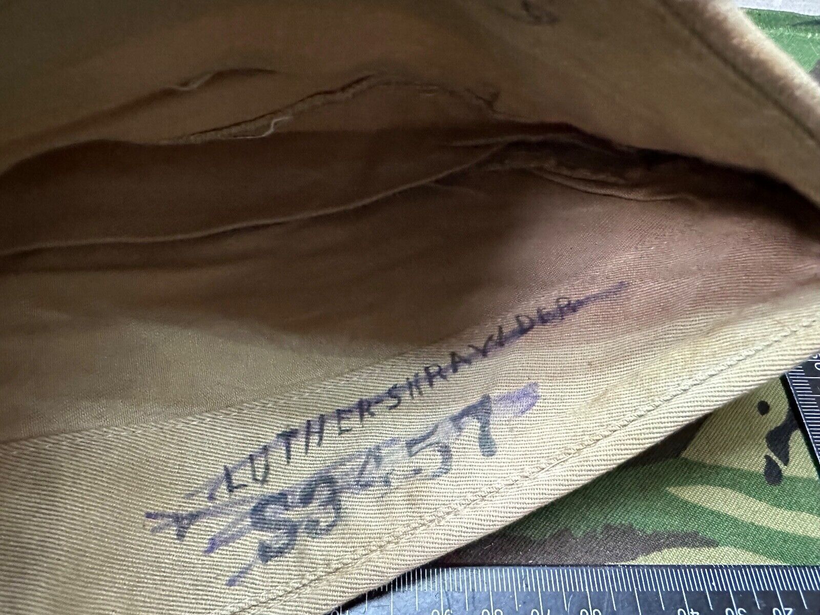 Original WW2 US Army Garrison Side Cap Hat - Old Stock - Combat Servicable - The Militaria Shop