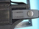 Black Fabric Tactical Belt Mounted Pistol Holster - Front Line - The Militaria Shop