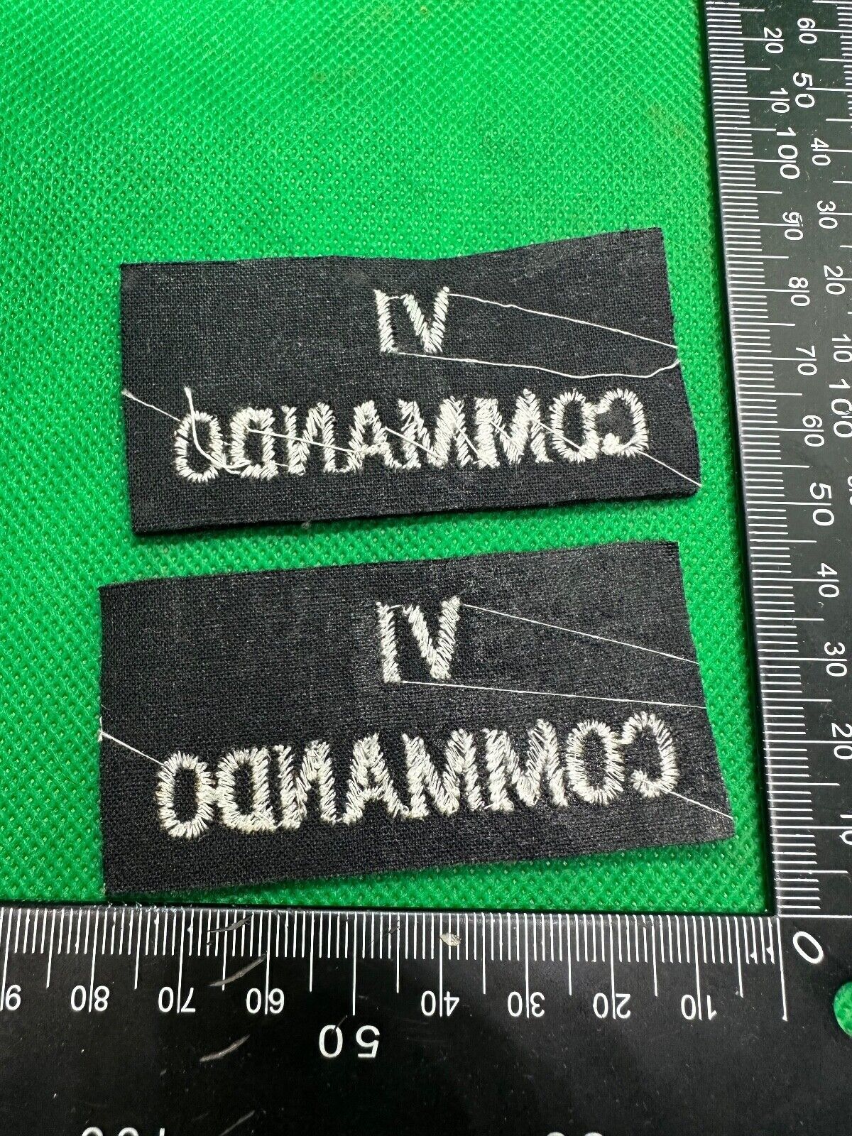 VI 6th Commando British Army Shoulder Titles - WW2 Onwards Pattern - The Militaria Shop
