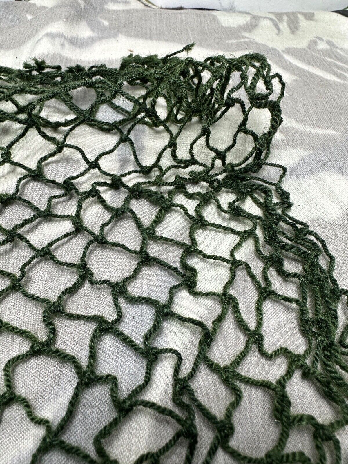 Original British Army Mk2 Mk3 Mk4 Camouflaged Helmet Net- New Old Stock Unissued - The Militaria Shop
