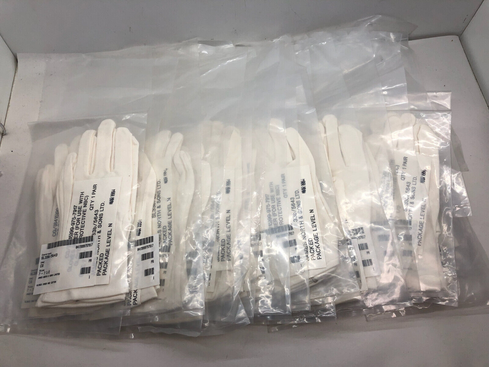 NEW Genuine British Army NBC Inner Protective Gloves - Ideal for Parade / MP Use - The Militaria Shop