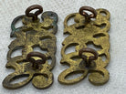 WW1 pair of Royal Army Pay Corps RAPC - brass shoulder titles. - The Militaria Shop