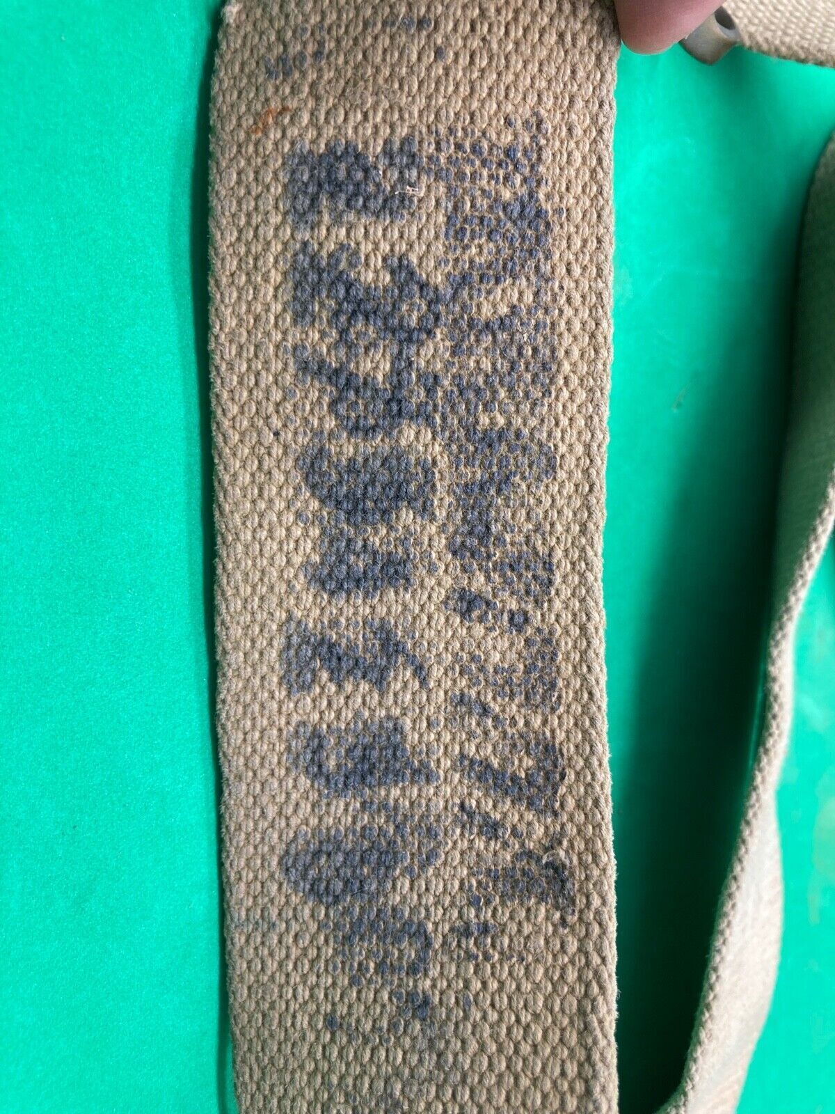 Original WW2 Pattern British Army L Straps Pair - 37 Pattern Webbing Haversack - The Militaria Shop