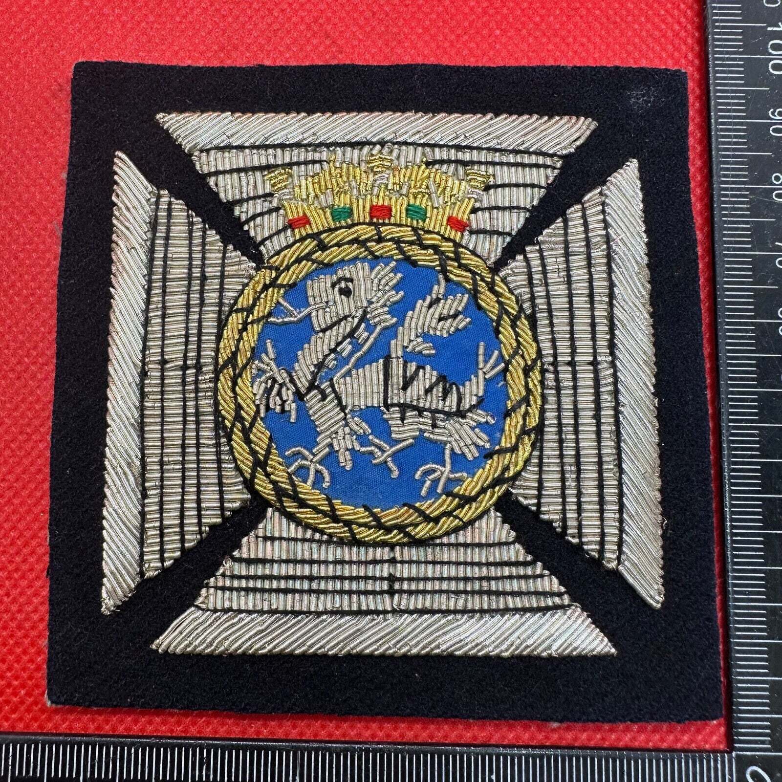 British Army Bullion Embroidered Blazer Badge - Duke of Edinburgh Royal Regiment - The Militaria Shop