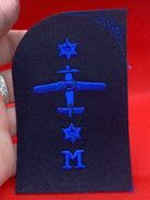 Unissued WOMEN'S ROYAL NAVY WRNs Trade Badge - Messenger - 2 Star - B44 - The Militaria Shop