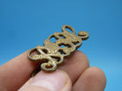 WW1 British Army Royal Army Pay Corps RAPC Original Brass Shoulder Titles. - The Militaria Shop