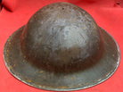 Original WW2 Combat Helmet - British / South African Army Mk2 Brodie Helmet - The Militaria Shop