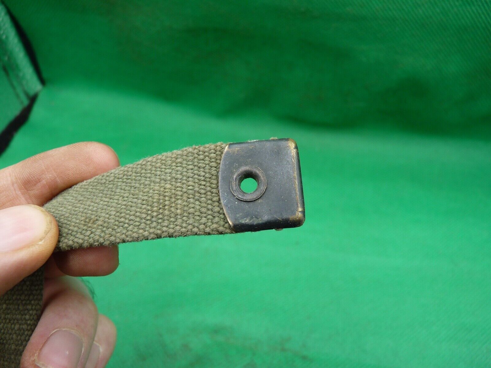 Original WW2 British Army 44 Pattern Equipment Strap - 1945 Dated - The Militaria Shop