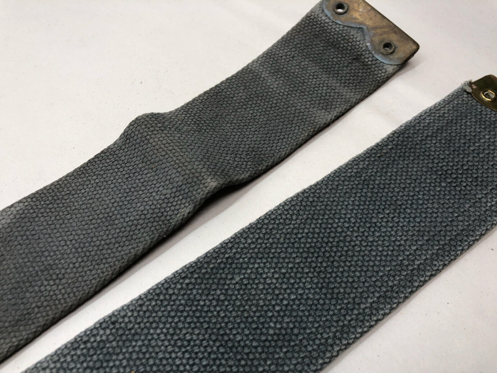 Original WW2 British Royal Air Force Blue 37 Pattern L Strap Set - The Militaria Shop