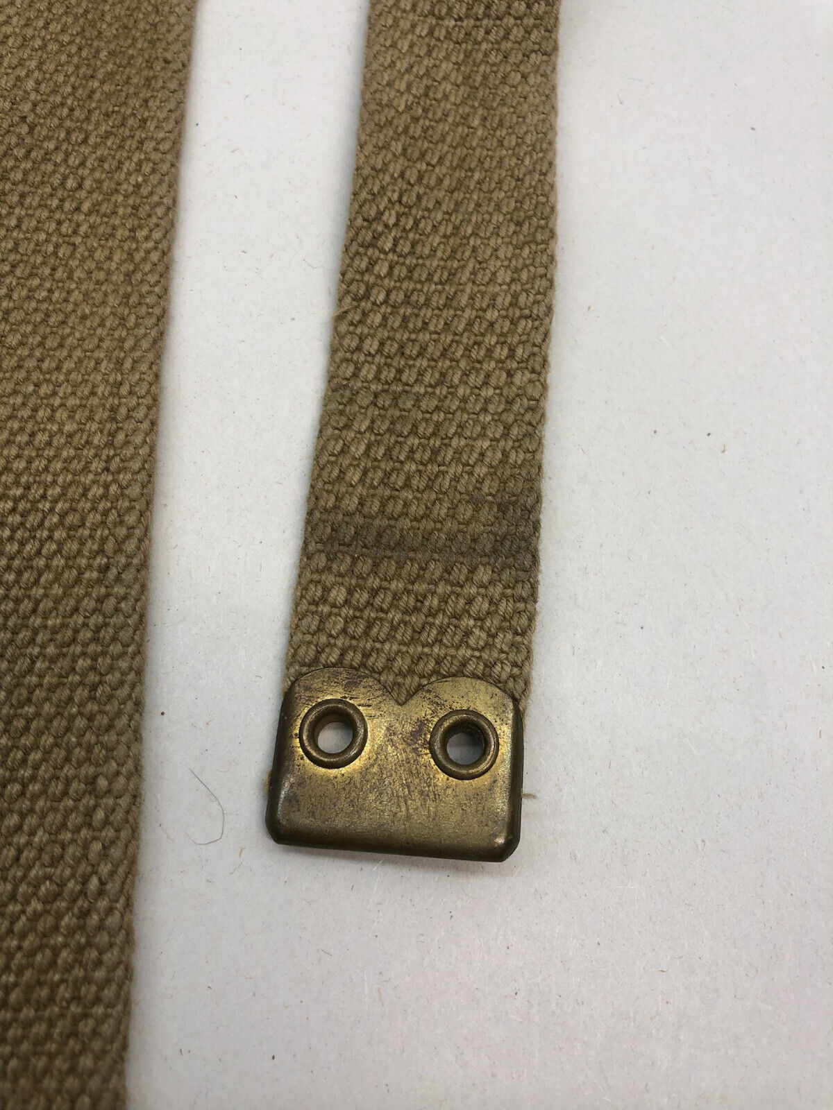 Original WW2 British Army 37 Pattern L Straps Pair - Wartime Dated - The Militaria Shop