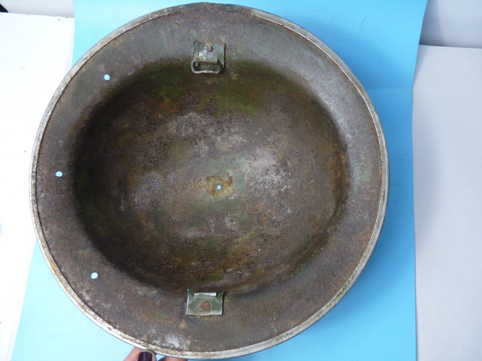 Original WW2 South African Army Mk2 Brodie Helmet - British Style Combat Helmet - The Militaria Shop
