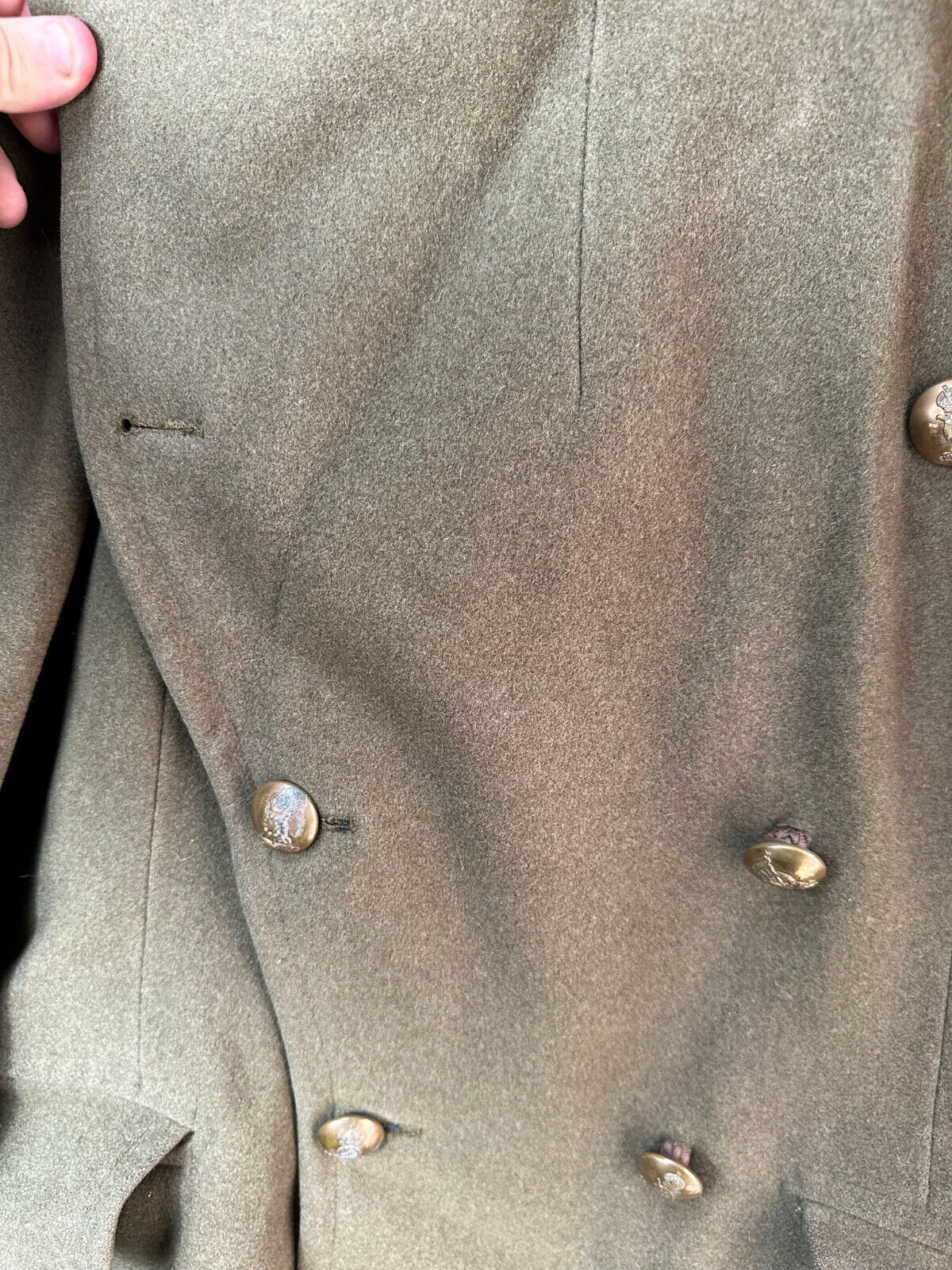 Original WW2 British Army Officers Captains Greatcoat - Savile Row Tailor - The Militaria Shop