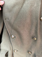 Original WW2 British Army Officers Captains Greatcoat - Savile Row Tailor - The Militaria Shop