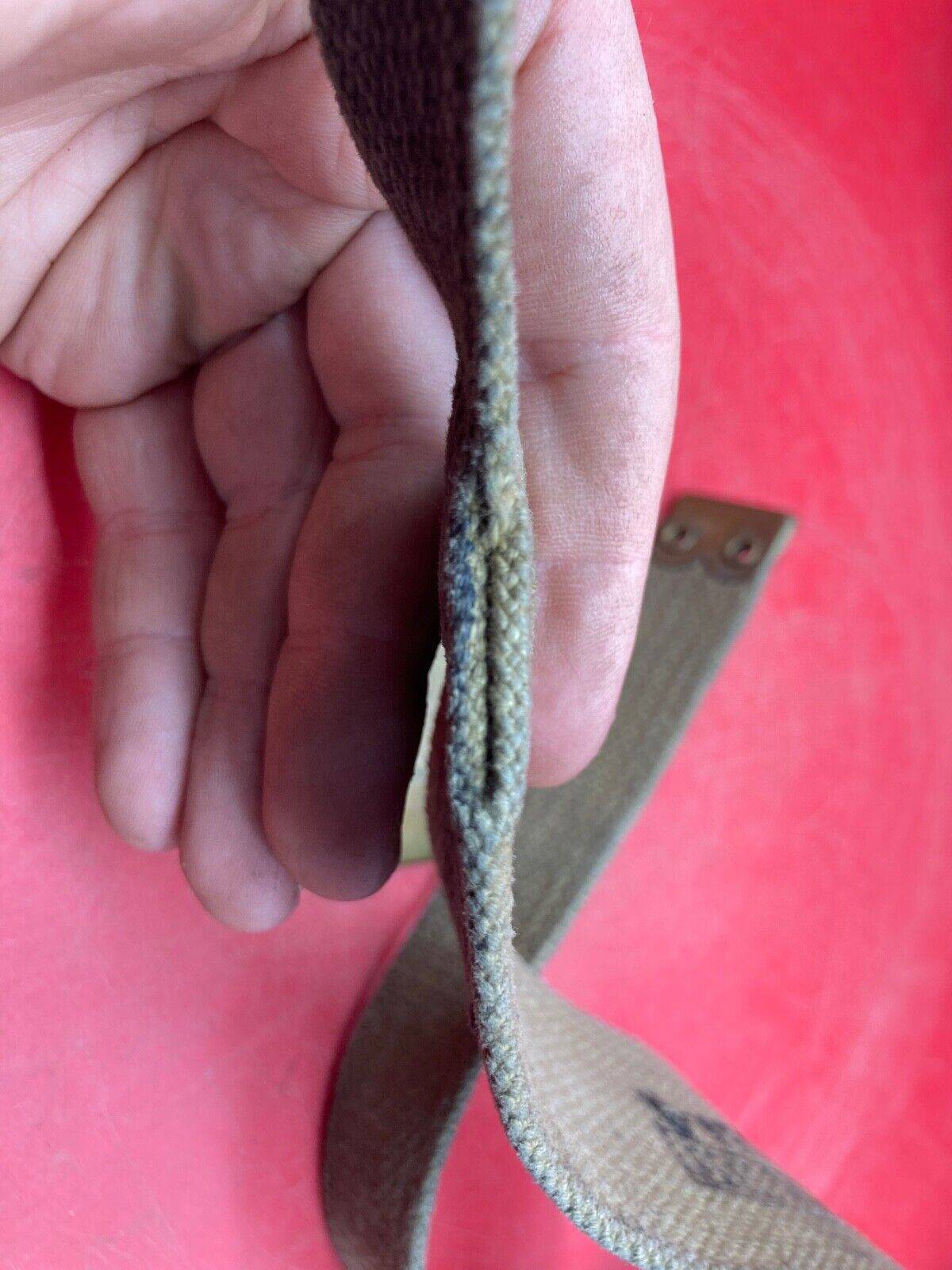 Original British Army 37 Pattern Shoulder / Cross Strap - 1953 - WW2 Pattern - The Militaria Shop