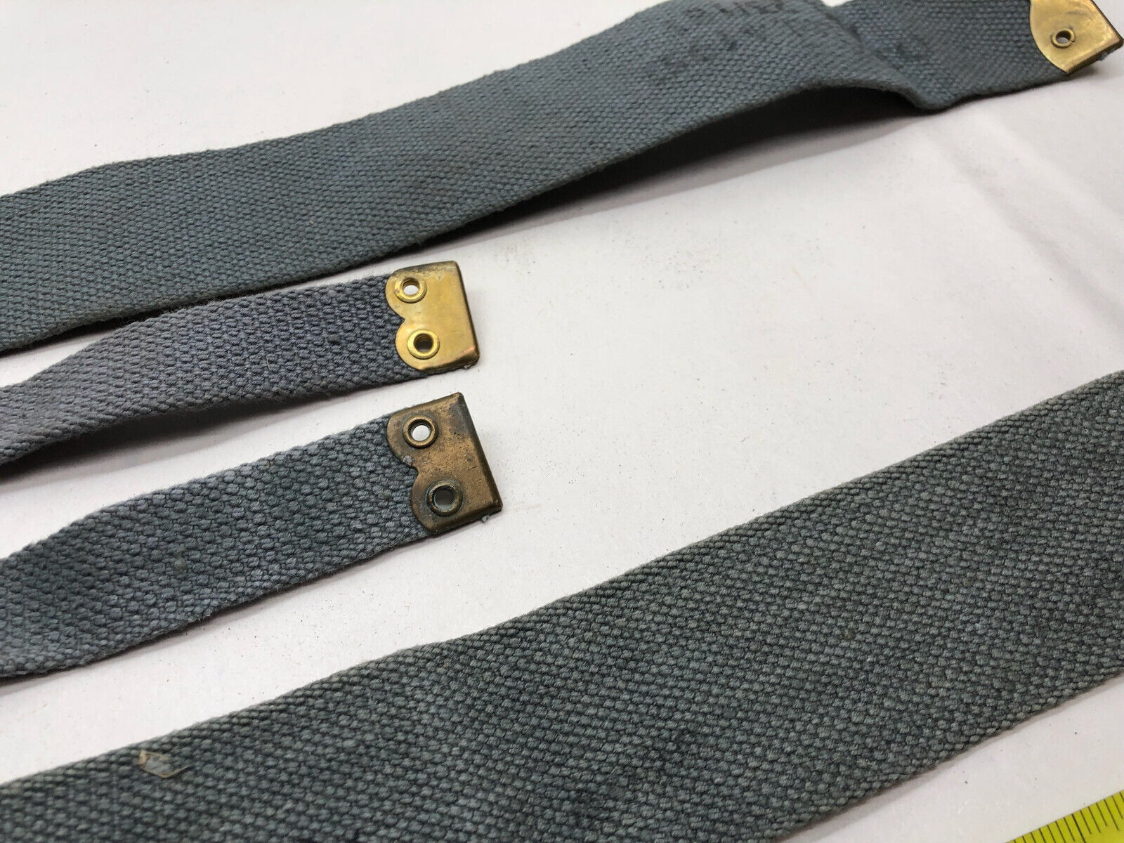 Original WW2 British Royal Air Force Blue 37 Pattern L Strap Set - The Militaria Shop