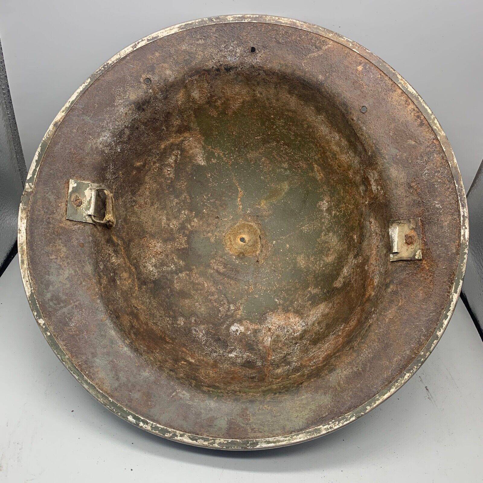 Original WW2 South African Army Mk2 Brodie Helmet - British Style Combat Helmet - The Militaria Shop