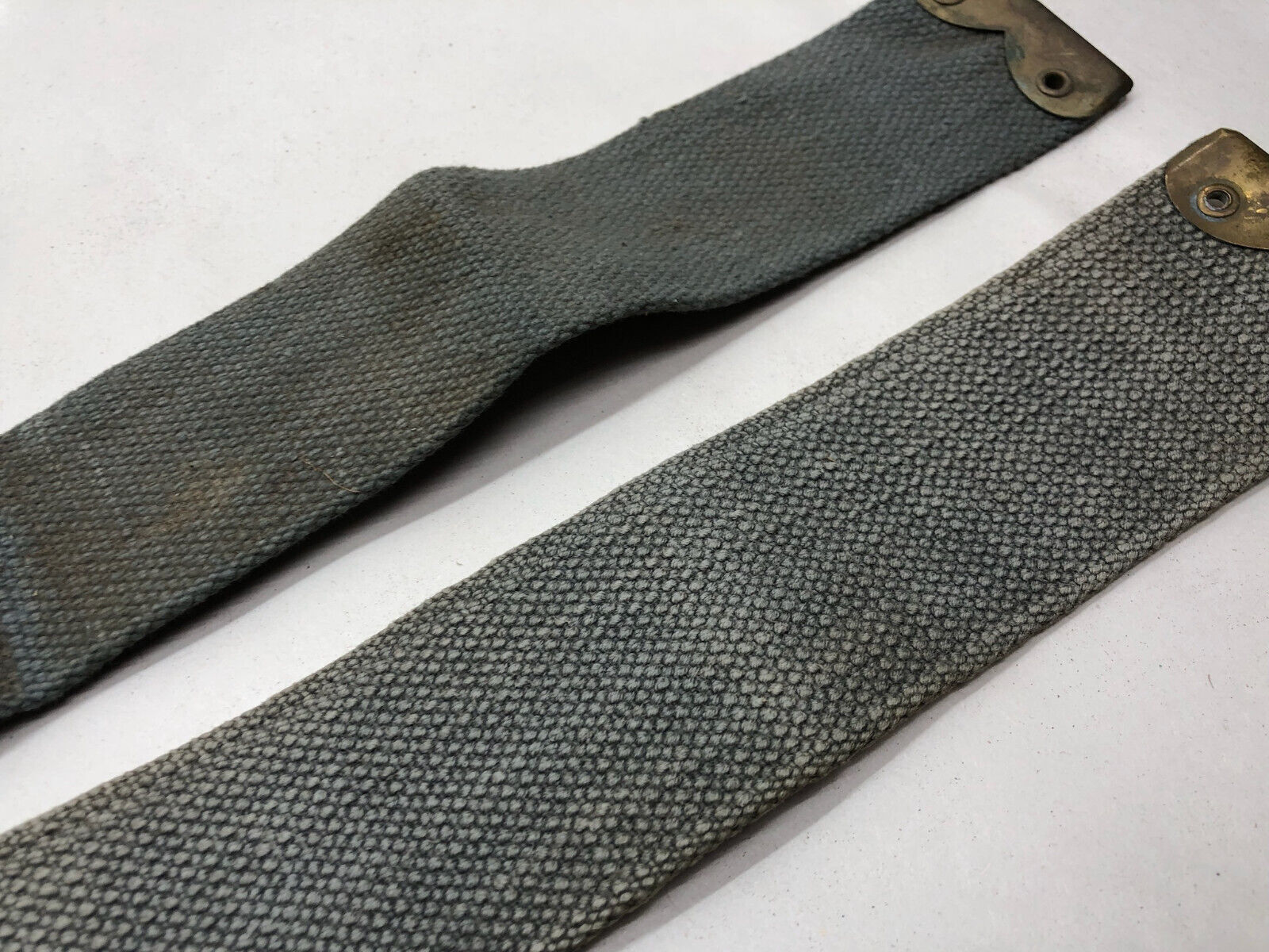 Original WW2 British Royal Air Force Blue 37 Pattern L Strap Set - The Militaria Shop